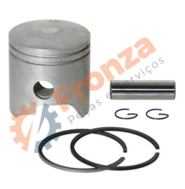 KIT DE PISTÃO PARA MOTOR DE POPA YAMAHA 40 HP MODELO G OU J ANTIGO CAPO QUADRADO 0.00 / 0.25 / 0.50 / 6F6-11630 IMPORTADO