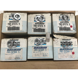 06 KIT PISTÃO SOBRE MEDIDA PARA POPA MERCURY 135 150 175 200 MAGNUM II 2.5 PARA EFI 0,15 ORIGINAL 785-9737A5 / 785-9738A5
