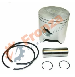 KIT DE PISTÃO PARA MOTOR DE POPA YAMAHA 60 / 70 HP 2 TEMPOS 3 CILINDROS 6B0-11631-00-96 6K5-11631-03-00 6H3-11631-01-96 IMPORTADO