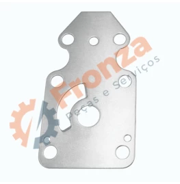 PLACA / CHAPA DA BOMBA DA ÁGUA DO MOTOR DE POPA YAMAHA 9.9 / 15 F FM FMHS HIDEA SAILOR MARANELLO POWERTEC 63V-44323-00 IMPORTADO