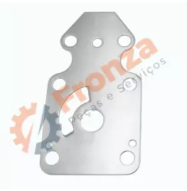 PLACA / CHAPA DA BOMBA DA ÁGUA DO MOTOR DE POPA YAMAHA 9.9 / 15 F FM FMHS HIDEA SAILOR MARANELLO POWERTEC 63V-44323-00 IMPORTADO