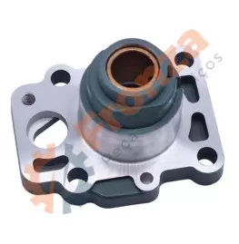 BASE FLANGE DE ALUMINIO PARA BOMBA DA AGUA PARA MOTOR DE POPA YAMAHA 9.9 / 15 HP MODELO A / B / C / D / DM / DMHS 6E7-45331-00-5B IMPORTADO