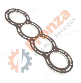 JUNTA DO CABECOTE PARA MOTOR DE BARCO SUZUKI 115 / 140 HP 2 TEMPOS 4 CILINDROS EM LINHA ORIGINAL 11141-94620