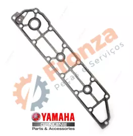 JUNTA EXTERNA DA TAMPA DO ESCAPE POPA YAMAHA 200 / 225 / 250 HP 4 TEMPOS V6 ORIGINAL